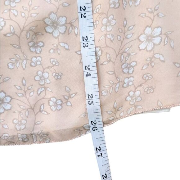 NWOT Calvin Klein Suit Separates sleeveless flowy blouse floral patchwork - Picture 8 of 13